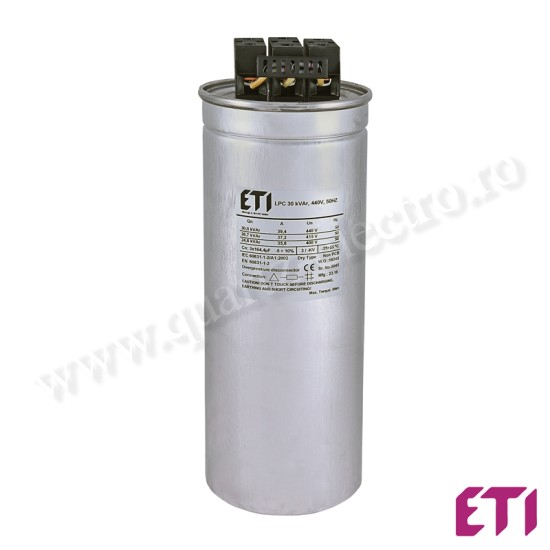 CONDENSATOR LPC 30 kVAr, 440V, 50Hz CONDENSATOR LPC 30 kVAr, 440V, 50Hz