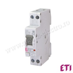 INTRERUPATOR RCBO DIFERENTIAL CU PROTECTIE LA SUPRATENSIUNE KZS-1M-DN 1p+N A B20/0.03 6kA