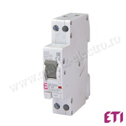 INTRERUPATOR RCBO DIFERENTIAL CU PROTECTIE LA SUPRATENSIUNE KZS-1M-DN 1p+N A C10/0.03 6kA