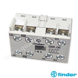 Bloc de contact auxiliar 06K.03 pentru Tipul 6K.04 Finder