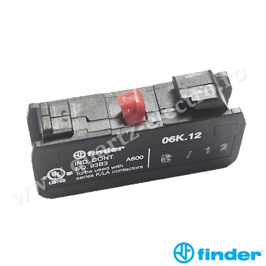 Bloc de contact auxiliar 06K.11 pentru Tipul 6K.13 și 6K.14 Finder