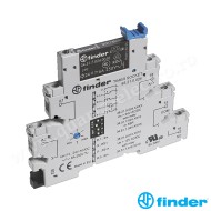 INTERFATA MODULARA CU RELEU ELECTROMAGNETIC, CIRCUIT TEMPORIZARE MULTIFUNCTIUNE BORNE CU SURUB 38.21 FINDER