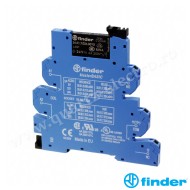 INTERFATA MODULARA CU RELEU ELECTROMECANIC, TIP MASTERBASIC, BORNE PUSH IN, ALIMENTARE230VC.A., 1C, 6A, AgNi 39.01.8.230.0060 FINDER