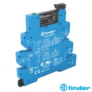 INTERFATA MODULARA CU RELEU ELECTROMECANIC, TIP MASTERBASIC, BORNE CU SURUB, ALIMENTARE 6VC.A./C.C., 1C, 6A 39.11 FINDER