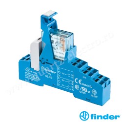 INTERFATA MODULARA CU RELEU ELECTROMECANIC, BORNE PUSH-IN, BOBINA SENSIBILA IN C.C.(500mW),ALIMENTARE 12VC.C., 2C, 10A 48.P8.7.012.0050 FINDER INTERFATA MODULARA CU RELEU ELECTROMECANIC, BORNE PUSH-IN, BOBINA SENSIBILA IN C.C.(500mW),ALIMENTARE 12VC.C., 2C, 10A 48.P8.7.012.0050 FINDER