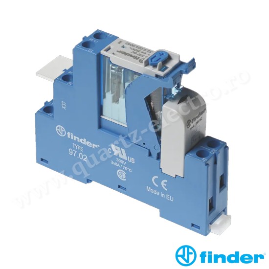 INTERFATA MODULARA CU RELEU ELECTROMECANIC, BORNE CU SURUB, ALIMENTARE 230VC.A., 2C, 8A, 4C.02.8.230.0060 FINDER INTERFATA MODULARA CU RELEU ELECTROMECANIC, BORNE CU SURUB, ALIMENTARE 230VC.A., 2C, 8A, 4C.02.8.230.0060 FINDER
