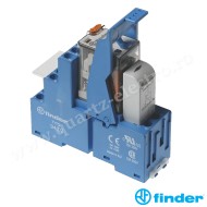 INTERFATA MODULARA CU RELEU ELECTROMECANIC, BORNE CU SURUB, ALIMENTARE 230VC.A., 2C, 10A, 58.32.8.230.0060 FINDER