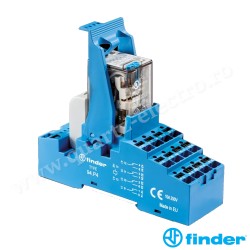 INTERFATA MODULARA CU RELEU ELECTROMECANIC, BORNE PUSH-IN, ALIMENTARE 230VC.A., 4C, 7A, 58.P4.8.230.0060 FINDER INTERFATA MODULARA CU RELEU ELECTROMECANIC, BORNE PUSH-IN, ALIMENTARE 230VC.A., 4C, 7A, 58.P4.8.230.0060 FINDER