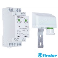 RELEU CREPUSCULAR MODULAR 2ND, 12A, 230V SETARE INDIVIDUALA A SENSIBILITATII FINDER 11.42.8.230.0000