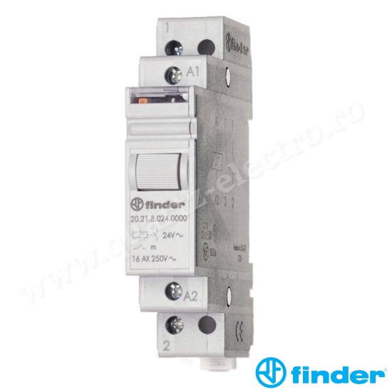 RELEU MODULAR PAS CU PAS ELECTROMECANI,C 20.21.8.024.0000 FINDER