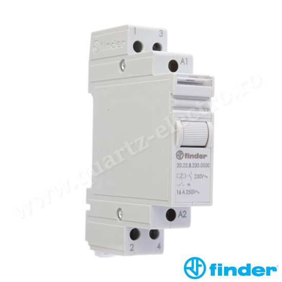 RELEU MODULAR PAS CU PAS ELECTROMECANIC FINDER 20.22.8.230.0000