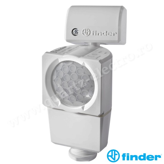 SENZOR DE MISCARE PENTRU INSTALATII EXTERIOARE, MONTARE PE PERETE ,1ND, 10A - FINDER 18.11.8.230.0000 SENZOR DE MISCARE PENTRU INSTALATII EXTERIOARE, MONTARE PE PERETE ,1ND, 10A - FINDER 18.11.8.230.0000