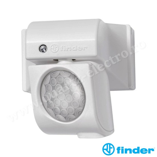 SENZOR DE MISCARE PENTRU INSTALATII EXTERIOARE IP55 CU TERMINALE PUSH-IN, MONTARE PE PERETE, 1ND, 10A DE EXTERIOR FINDER 18.A1.8.230.0000