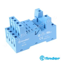 SOCLU CU TERMINALE DE CONEXIUNE CU SURUB SERIA 96.04 PT. RELEE FINDER SERIA 56 SOCLU CU TERMINALE DE CONEXIUNE CU SURUB SERIA 96.04 PT. RELEE FINDER SERIA 56