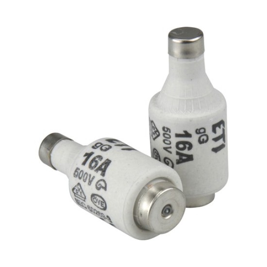 SIGURANTA FUZIBILA DII 16A 500VAC/250VDC ETI SIGURANTA FUZIBILA DII 16A 500VAC/250VDC ETI