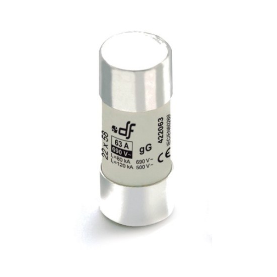 SIGURANTA FUZIBILA CILINDRICA GG 32A 690VAC 80kA 22x58mm SIGURANTA FUZIBILA CILINDRICA GG 32A 690VAC 80kA 22x58mm