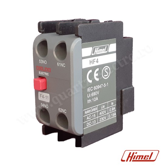 CONTACT AUXILIAR 1NO+1NC HF411 CONTACT AUXILIAR 1NO+1NC HF411