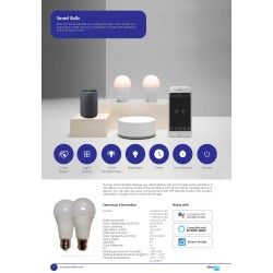 BEC LED INTELIGENT RGB E27 9W A60 806LUMENI HIMEL HHESBRGB BEC LED INTELIGENT RGB E27 9W A60 806LUMENI HIMEL HHESBRGB