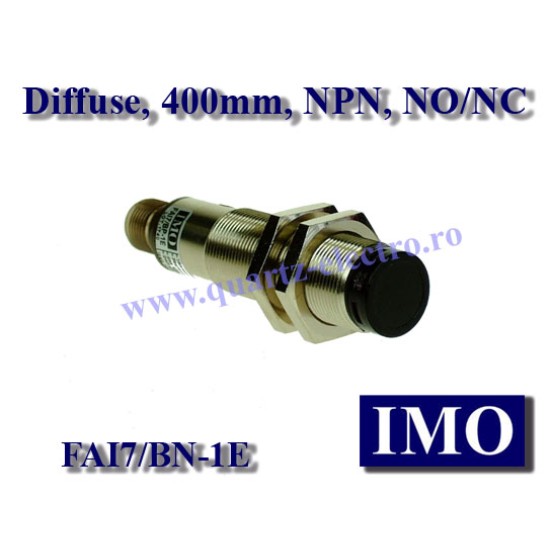 FAI7/BN-1E FOTOELECTRIC AXIAL DIFUZ IMO, NPN, 400mm, NO/NC FAI7/BN-1E FOTOELECTRIC AXIAL DIFUZ IMO, NPN, 400mm, NO/NC