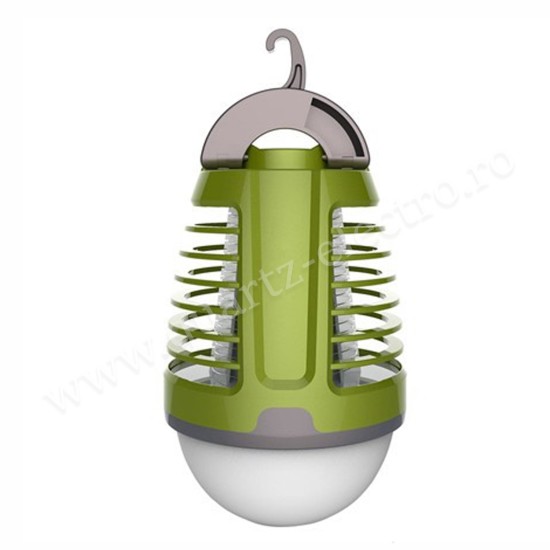 LAMPA ANTI INSECTE REINCARCABILA 6500K IP44