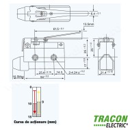 INTRERUPATOR LIMITATOR CU LAMELA SI ARC 10A/250V AC IP40 LS-7120 TRACON