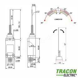 Limitator de cursă cu arc (oţel) TRACON Limitator de cursă cu arc (oţel) TRACON