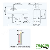 LIMITATOR DE CURSA CU TAMPON CONIC 