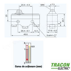 LIMITATOR DE CURSA CU TAMPON CONIC LIMITATOR DE CURSA CU TAMPON CONIC