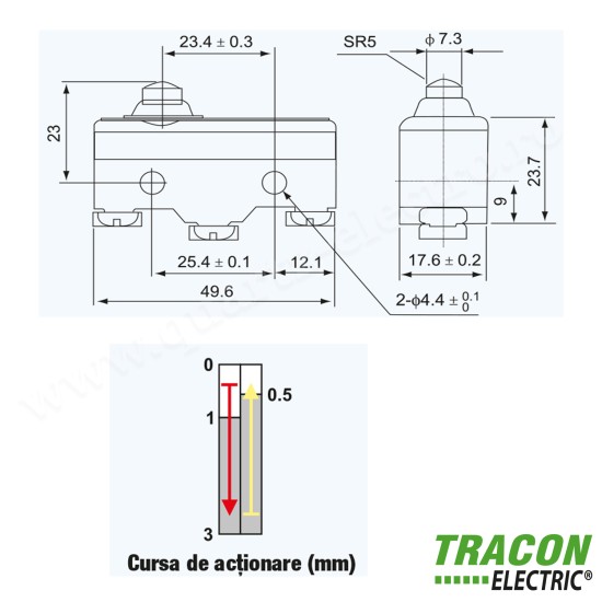 LIMITATOR DE CURSA CU TAMPON CONIC LIMITATOR DE CURSA CU TAMPON CONIC