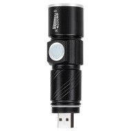 LANTERNA ALUMINIU LED 3W 3.7V 350MAH REBEL