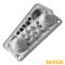 PLACA D INTRARE PENTRU CABLURI LMC14 IP54 RAL 7035  CU PINI GRI MOREK