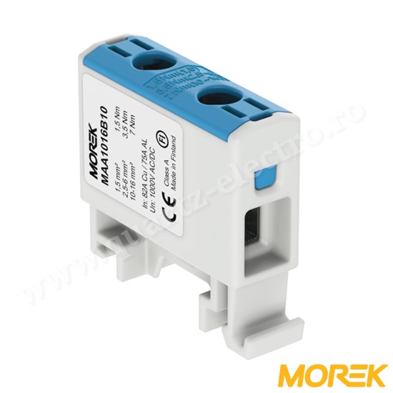 CLEMA DE DERIVATIE OTL16 ALBASTRU 1xAl/Cu 1,5-16mm² 1000V MOREK