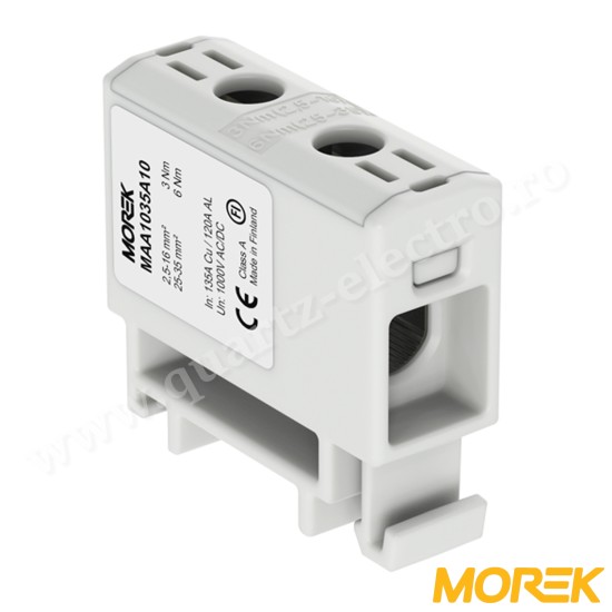CLEMA DE DERIVATIE OTL35 GRI 1xAl/Cu 2,5-35mm² 1000V MOREK CLEMA DE DERIVATIE OTL35 GRI 1xAl/Cu 2,5-35mm² 1000V MOREK