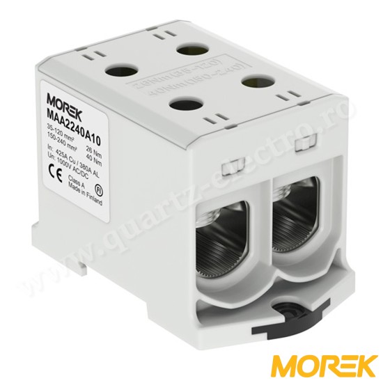 CLEMA DE DERIVATIE OTL240-2 GRI 2xAl/Cu 35-240mm² 1000V MOREK