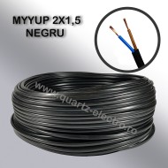 MYYUP 2x1.5mm NEGRU