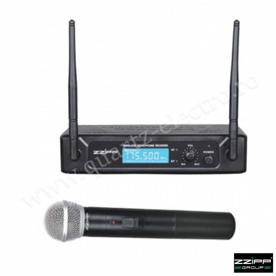 SET MICROFON WIRELESS FRECVENTA VHF 183.57 MHz, ZZIPP SET MICROFON WIRELESS FRECVENTA VHF 183.57 MHz, ZZIPP
