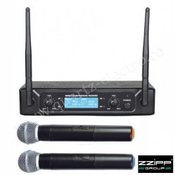 SET 2 MICROFOANE WIRELESS FRECVENTE 673.30 / 688.90 MHz, ZZIPP 