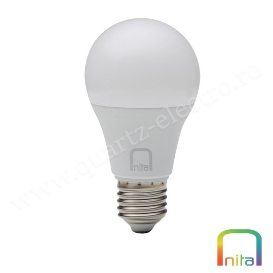 BEC LED NITA SMART WIFI BLUETOOTH A60 9W E27 806LM RGBW BEC LED NITA SMART WIFI BLUETOOTH A60 9W E27 806LM RGBW