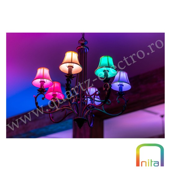 BEC LED NITA SMART WIFI BLUETOOTH A60 9W E27 806LM RGBW BEC LED NITA SMART WIFI BLUETOOTH A60 9W E27 806LM RGBW