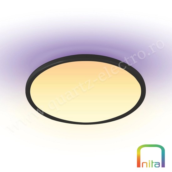 PLAFONIERA LED NITA SMART AURORA WIFI BLUETOOTH 24W 2400LM RGBW PLAFONIERA LED NITA SMART AURORA WIFI BLUETOOTH 24W 2400LM RGBW