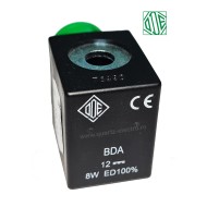 BOBINA ELECTROVALVA ODE 12VDC 8W