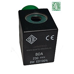 BOBINA ELECTROVALVA ODE 230VDC 8W