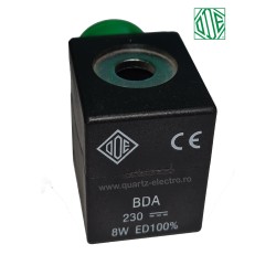 BOBINA ELECTROVALVA ODE 230VDC 8W