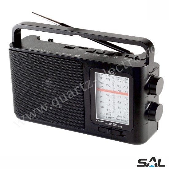 RADIO PORTABIL,SAL RPR 7B, MP3-BLUETOOTH, 4 BENZI AM-FM-SW1-SW2, AC/DC
