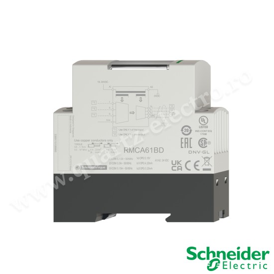 CONVERTOR ANALOGIC IZOLAT 0-5A RMCA61BD SCHNEIDER CONVERTOR ANALOGIC IZOLAT 0-5A RMCA61BD SCHNEIDER