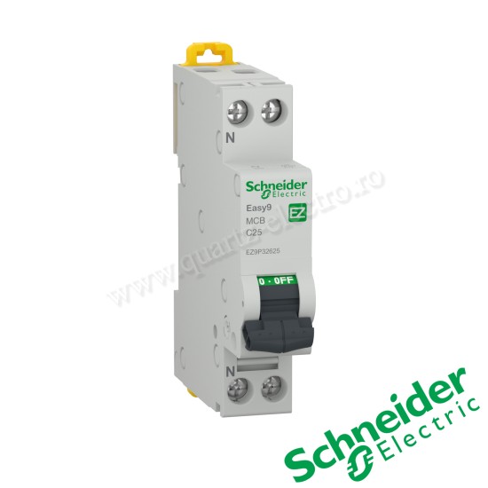 INTRERUPATOR AUTOMAT 1P+N 25A INTRERUPATOR AUTOMAT 1P+N 25A