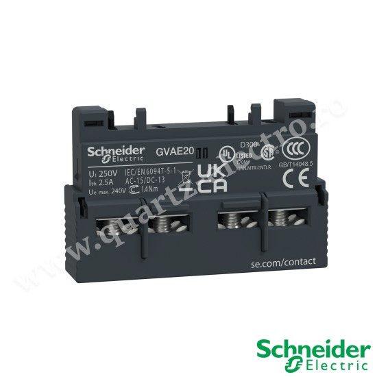 BLOC DE CONTACTE AUXILIAR TESYS GVAE20 2NO SCHNEIDER ELECTRIC BLOC DE CONTACTE AUXILIAR TESYS GVAE20 2NO SCHNEIDER ELECTRIC
