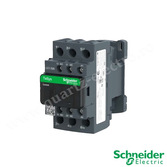 CONTACTOR TESYS LC1D25B53P 25A AC-3 440V - aux 1NO+1NC - 24V 50Hz SCHNEIDER CONTACTOR TESYS LC1D25B53P 25A AC-3 440V - aux 1NO+1NC - 24V 50Hz SCHNEIDER