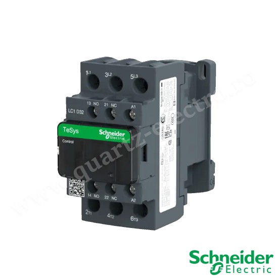 CONTACTOR TESYS LC1D32B 3P 32A AC-3 440V - aux 1NO+1NC - 24V 50Hz SCHNEIDER