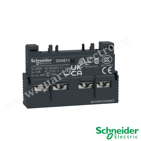 BLOC DE CONTACTE AUXILIAR TESYS GVAE11 1NO+1NC SCHNEIDER ELECTRIC BLOC DE CONTACTE AUXILIAR TESYS GVAE11 1NO+1NC SCHNEIDER ELECTRIC